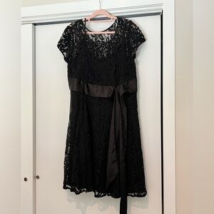 Black evening dress